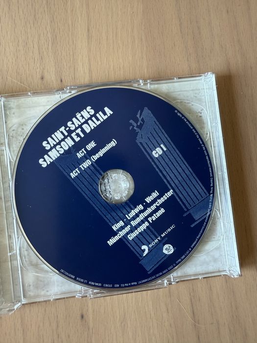 Cd Ópera “Samson et Dalila” de Saint-Saëns