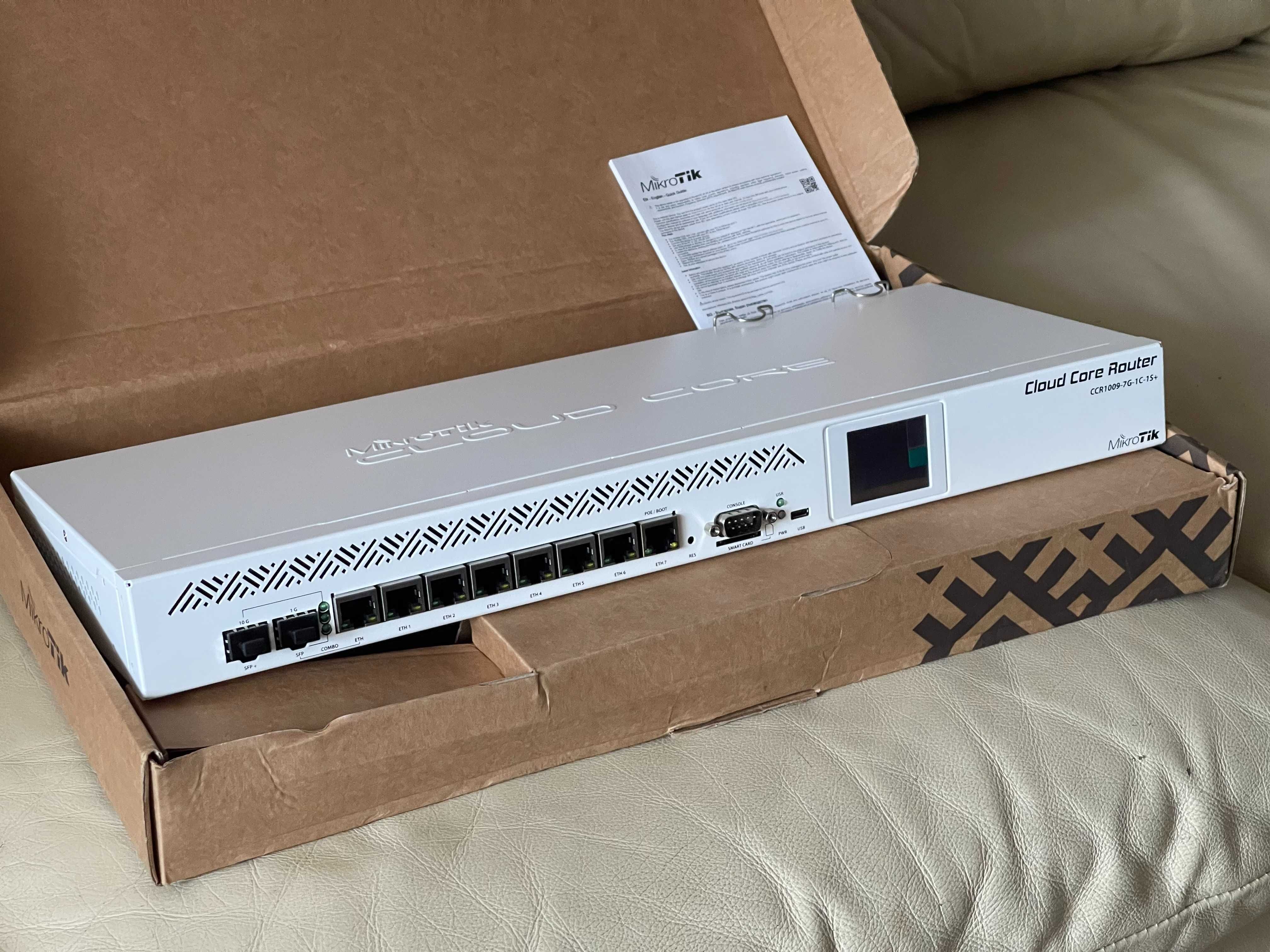 MikroTik CCR1009-7G-1C-1S+ Cloud Core Router (новий)