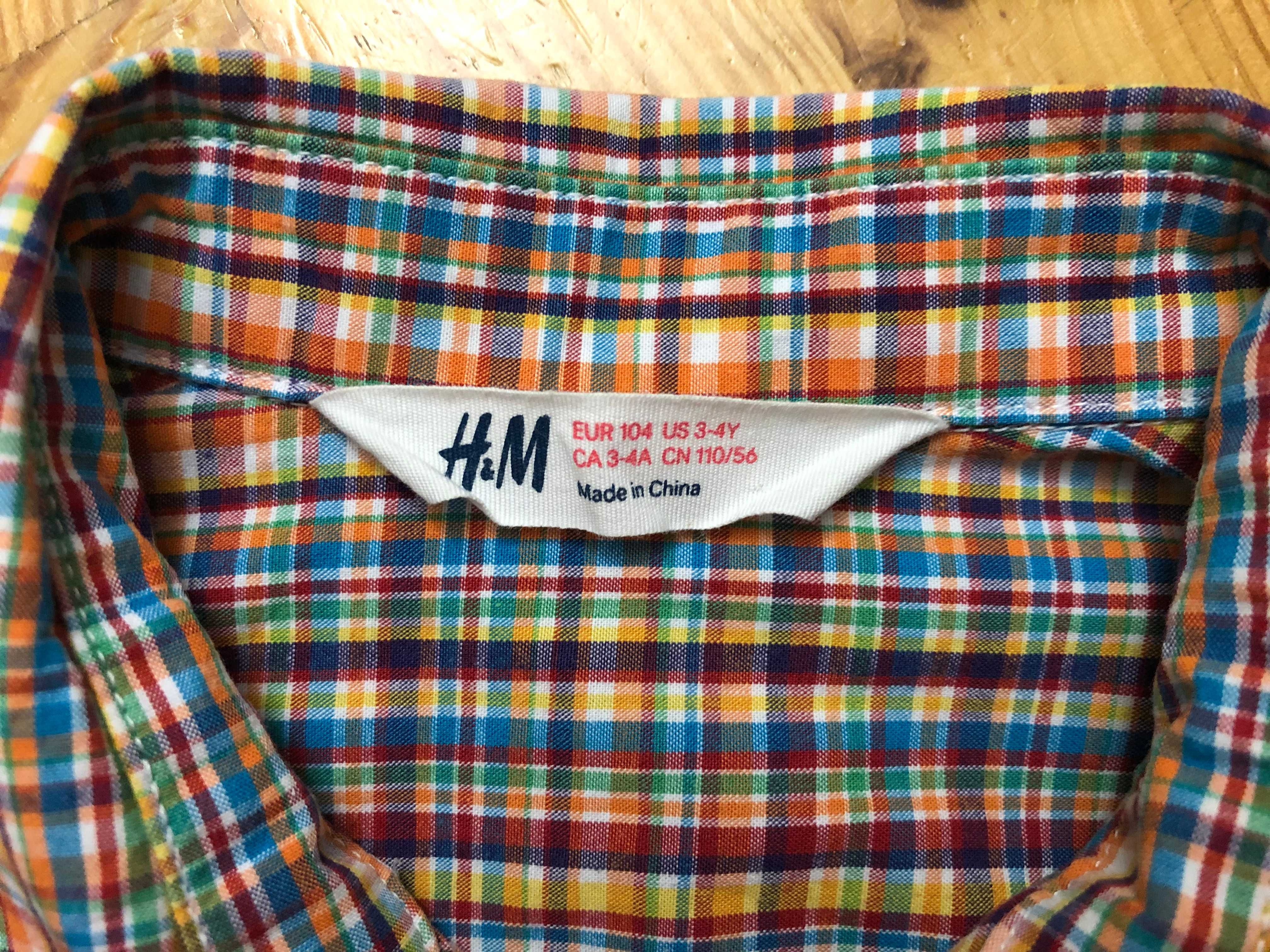 koszula chłopięca długi rękaw H&M r. 104