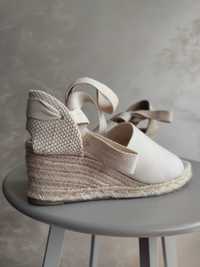 Sandały espadryle  H&M związane 38