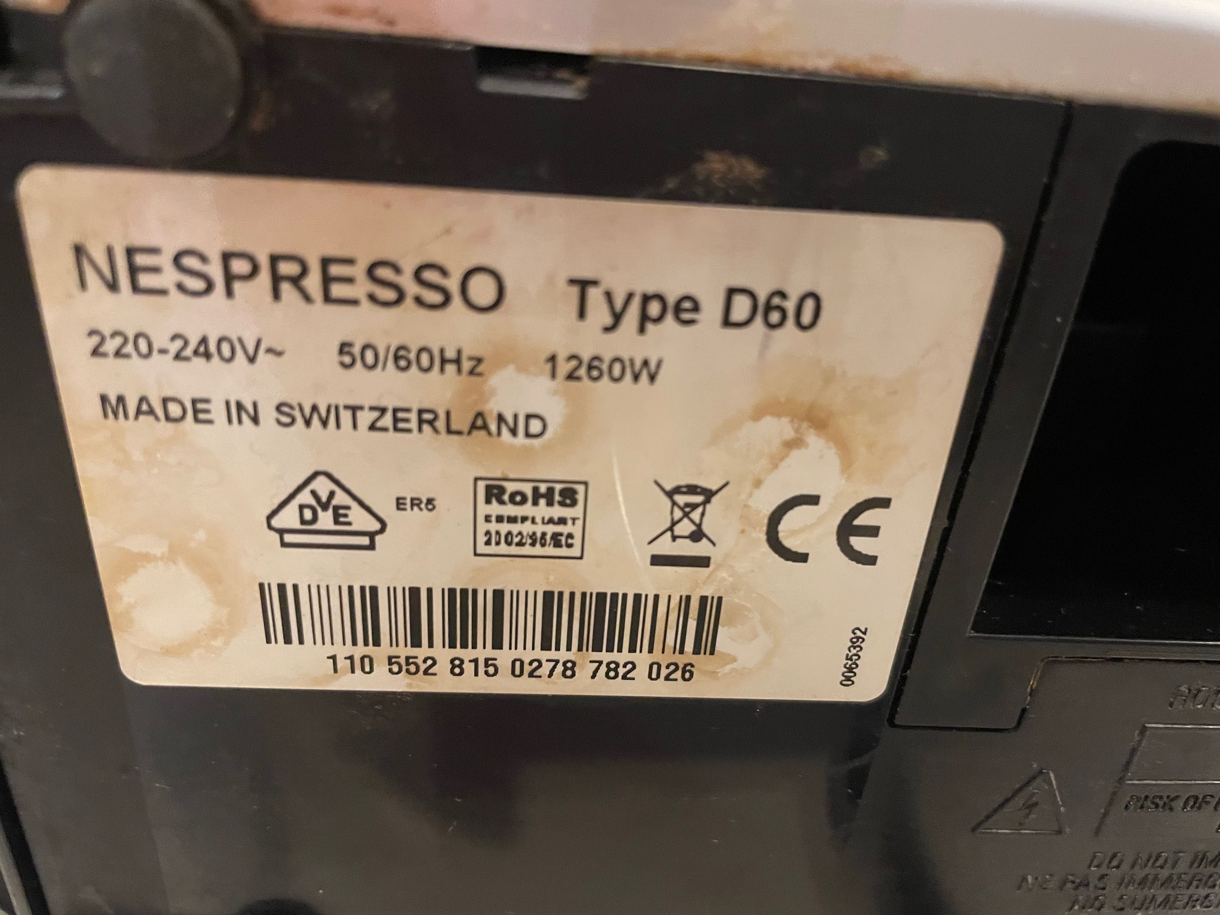 Nespresso Type D60 ekspres do kawy na kapsułki