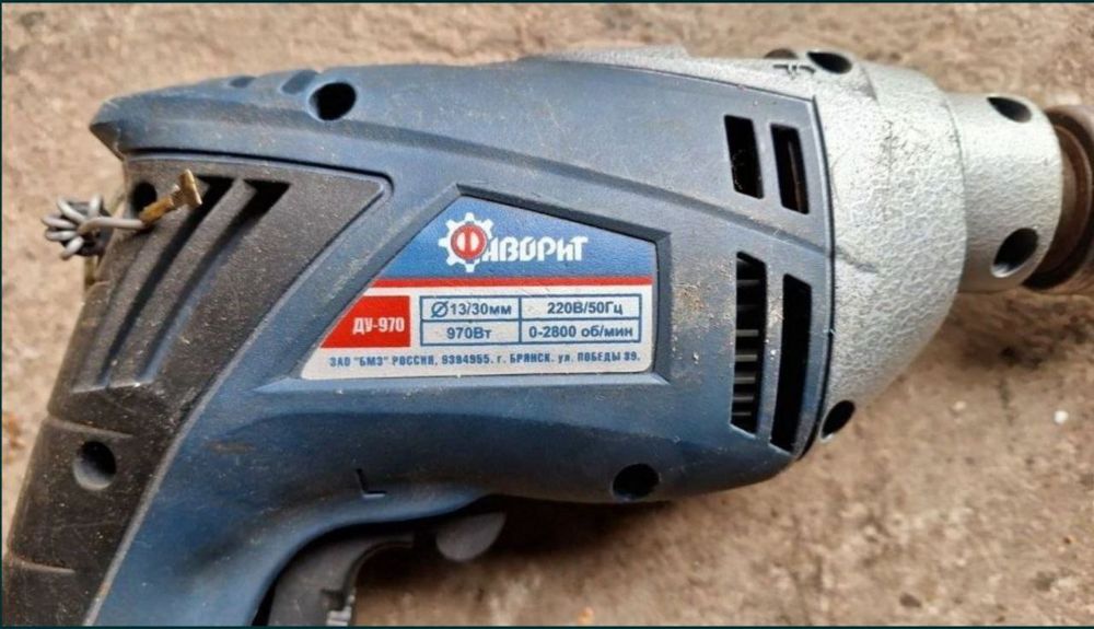Дрель ударная б/у