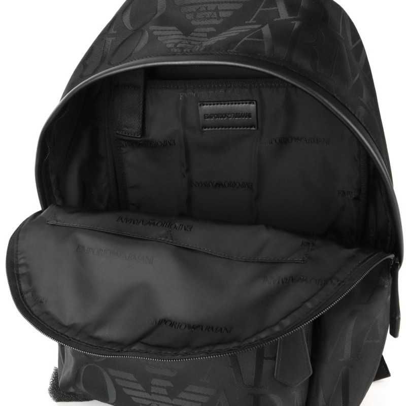 EMPORIO ARMANI biznesowy plecak sygnowany Nowy BLACK