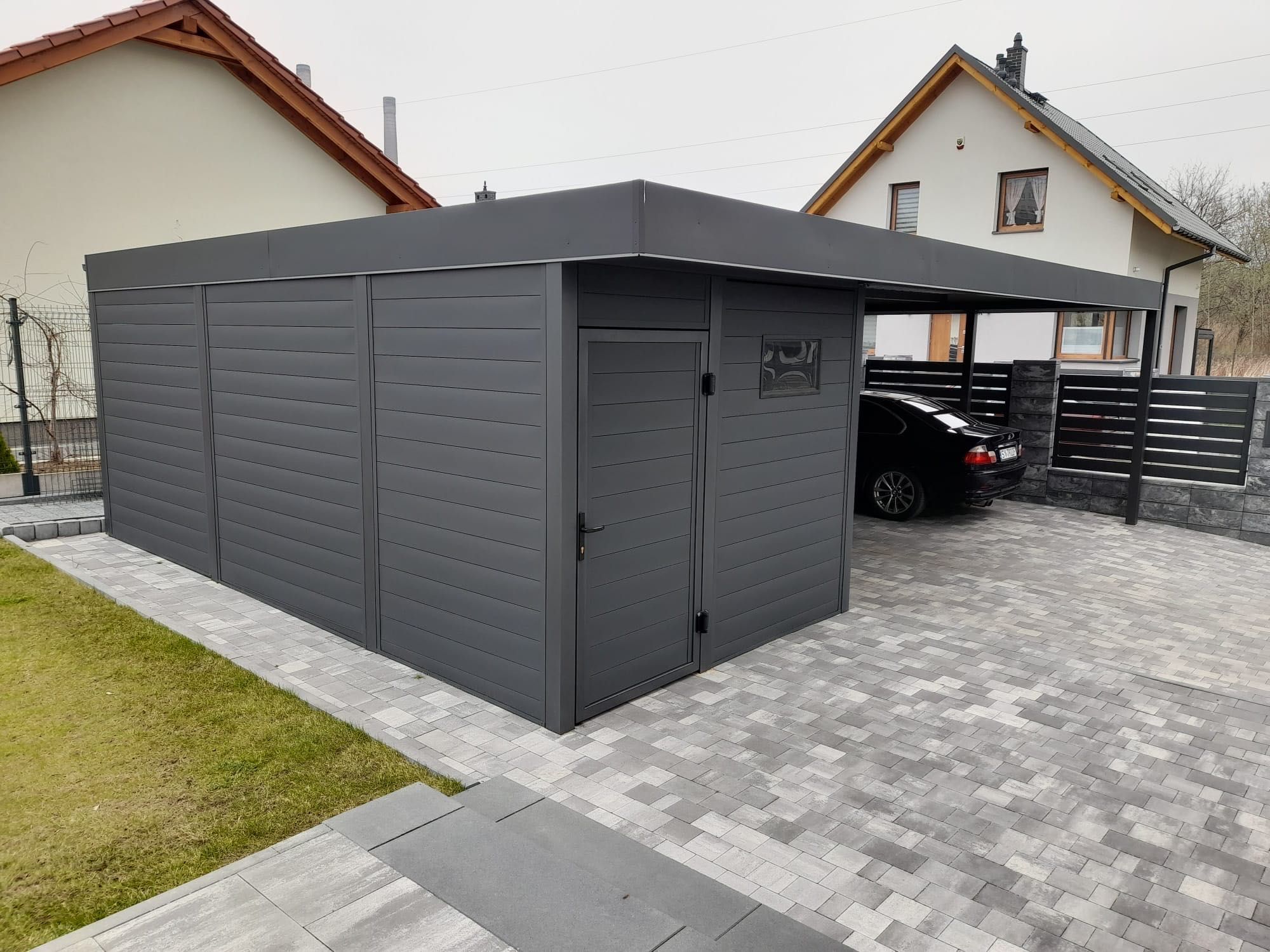 Carport, wiata garażowa, zadaszenie