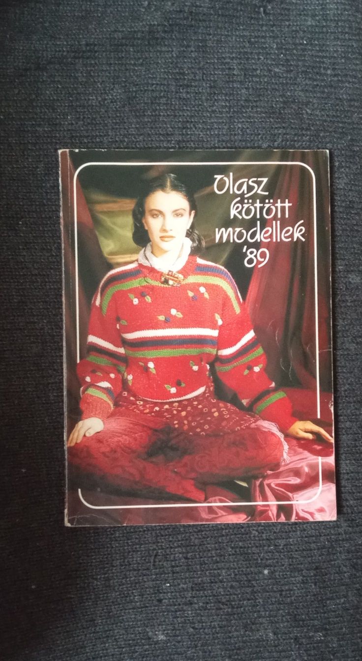 Olasz rotott modeler 89 Ретро журнал моды вязания одежды