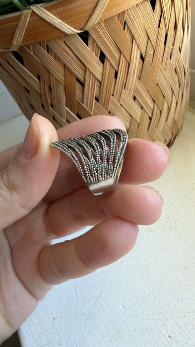 Anel de PRATA 925 com Marcassita