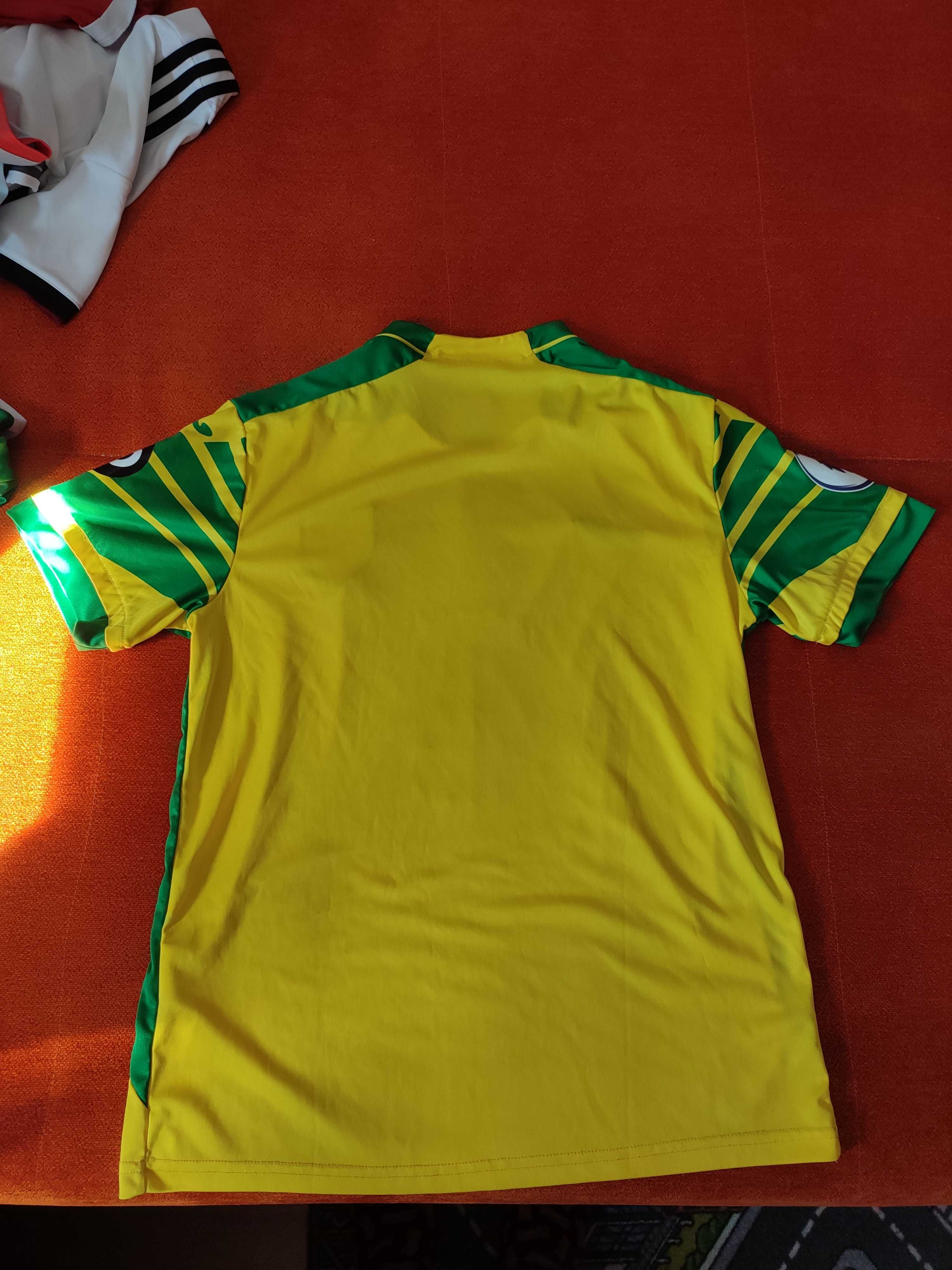 Koszulka domowa Norwich Joma żółta zielona super stan