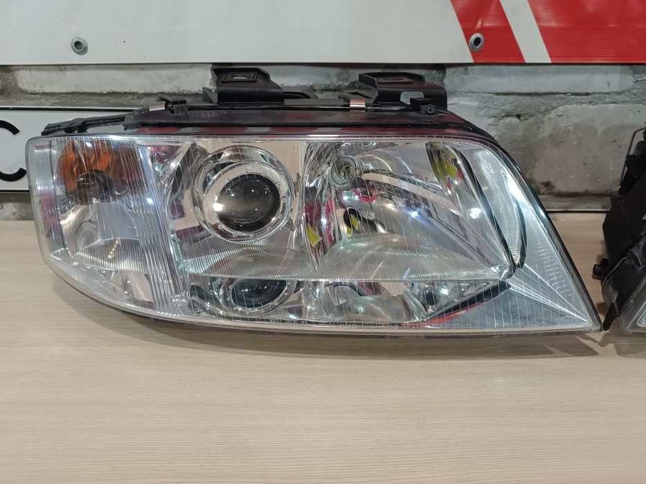 Передние фары audi a6 c5 xenon дорест, фари а6 ц5 ксенон дорест