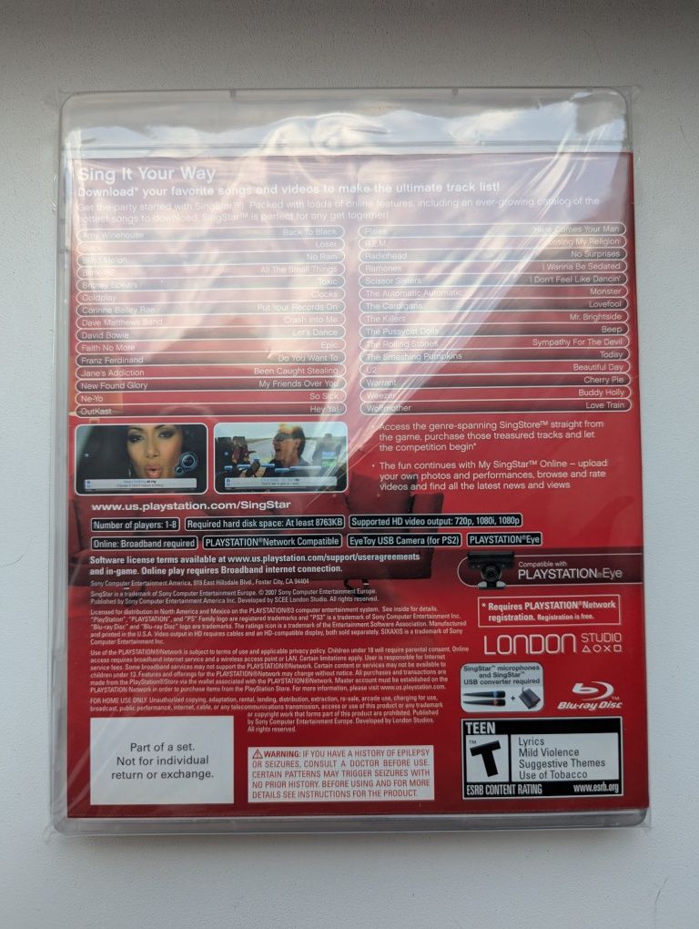 Singstar ігри игры диски на PS3
