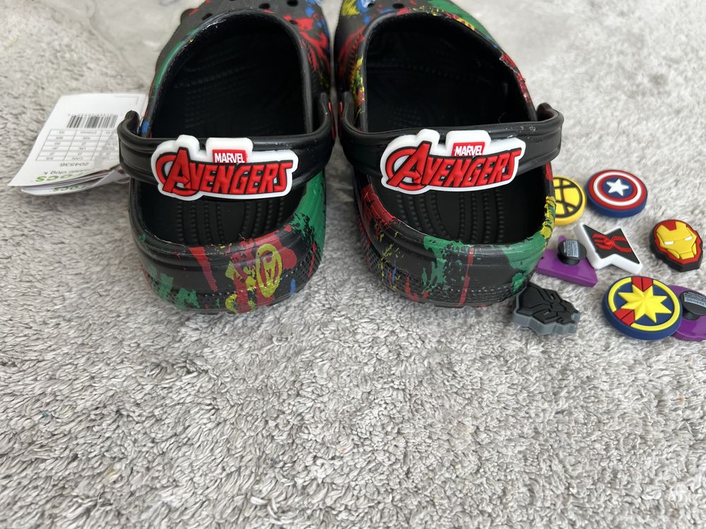 Дитячі сабо Crocs J1 J2 CLASSIC MARVEL AVENGERS 33-34 розмір