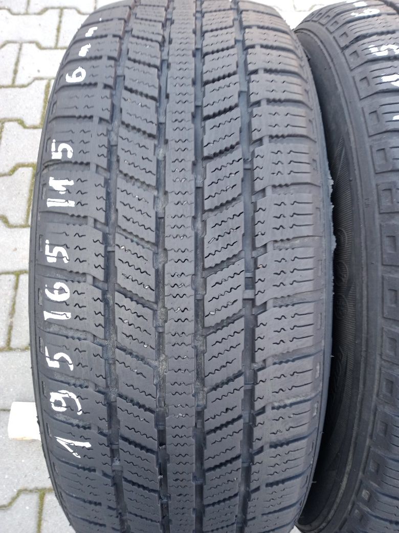 2x Opony Używane 195/65R15 Całoroczne Zetex