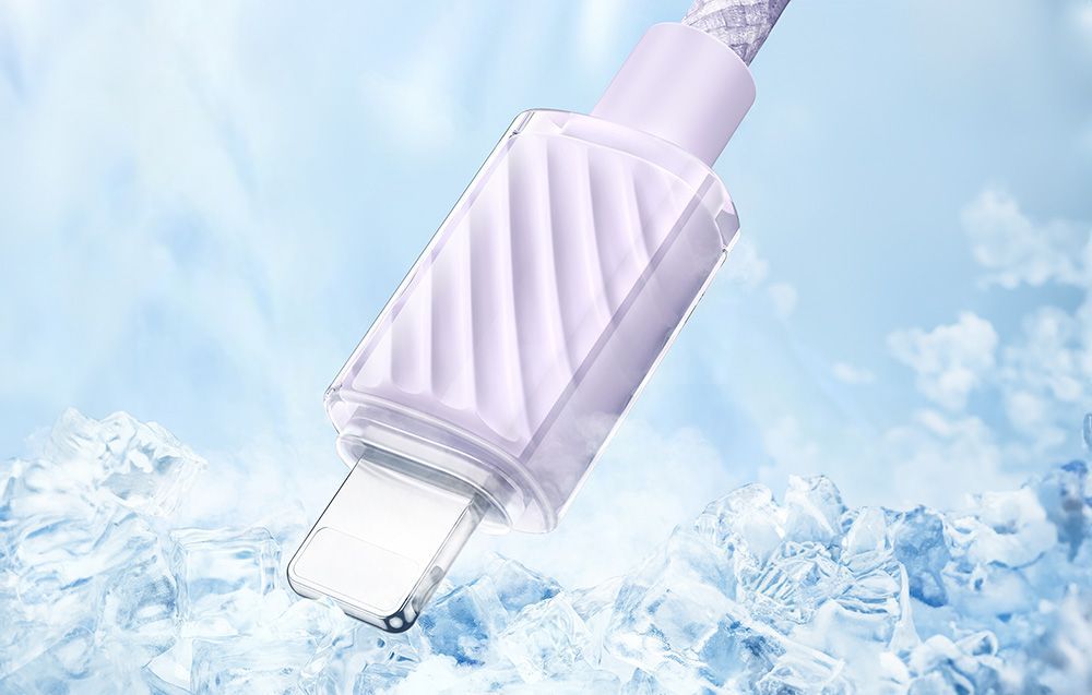 Kabel USB do iPhone Lightning 3A 1.2m fioletowy Mcdodo