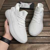 Кросівки 40-45 чоловічі Yeezy White V2 / Крссовки мужские Изи белые