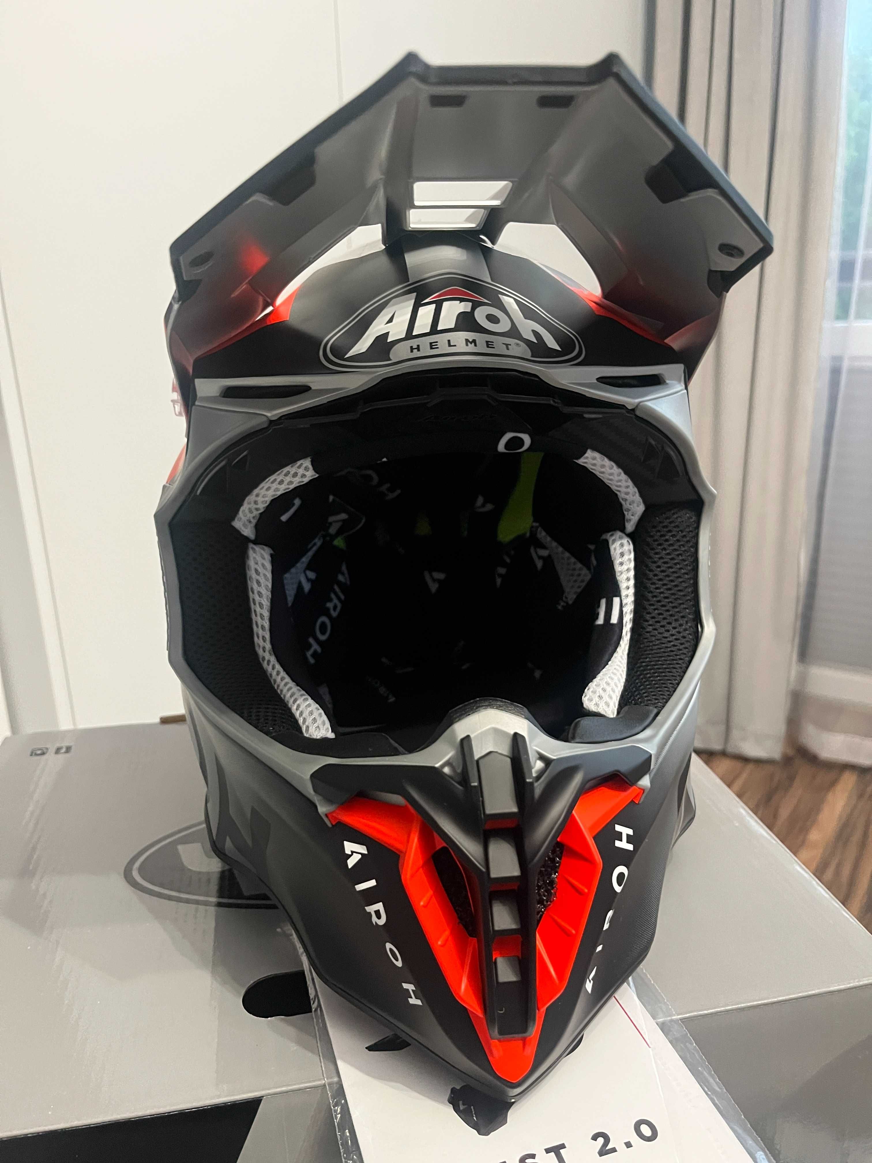 Kask AIROH Twist 2.0 Orange Matt MX (cross,quad,enduro,mtb) GWARANCJA
