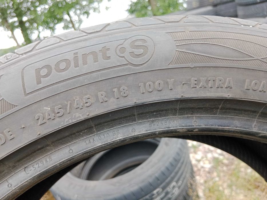 Opona używana 245/45R18 Point S Summer 1szt.