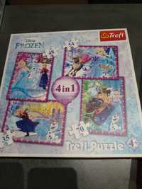 Puzzle 4 w 1 Trefl Frozen