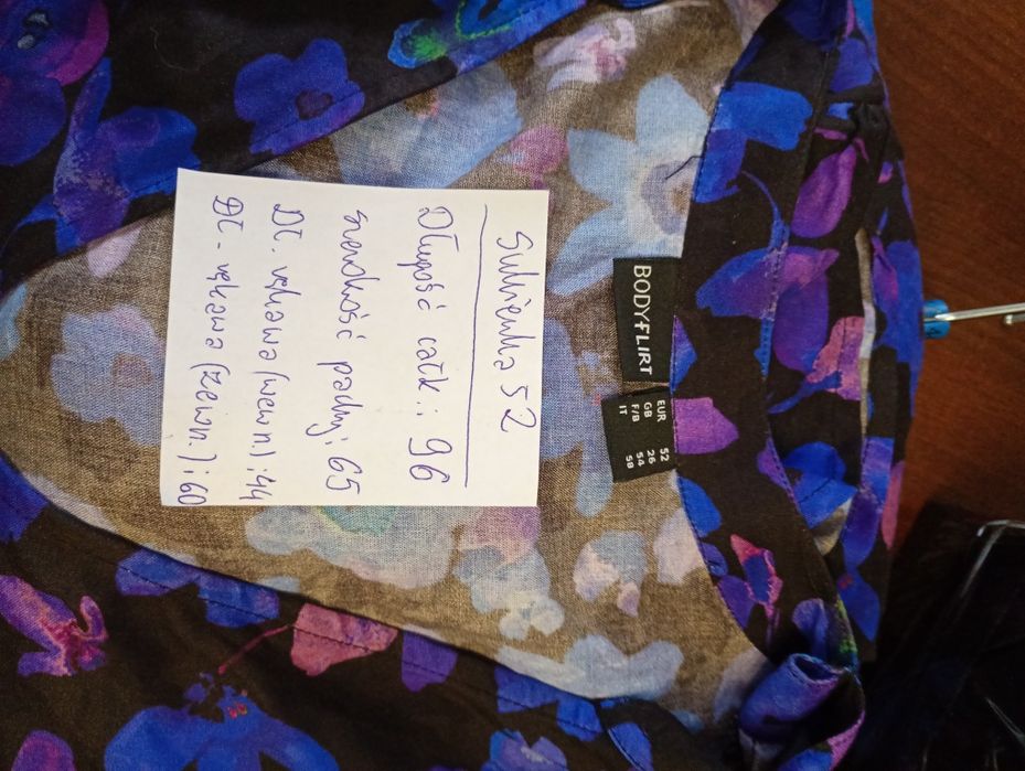 Sukienka damska 52 długi rękaw