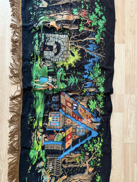 Gobelin Makatka na ścianę malowany „Jaś i Małgosia”