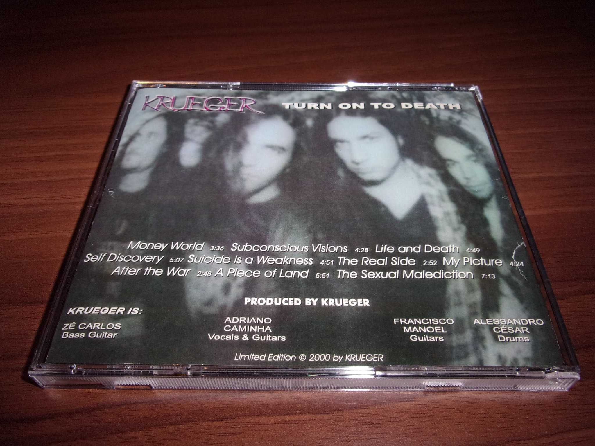 Krueger - Turn On to Death CDr Self-Released