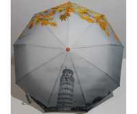 Женский зонт  Toprain полуавтомат в 3 сложения Антиветер