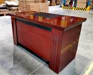 Fornirowane biurko gabinetowe 140cm, promocja %, Outlet, tanio!!!