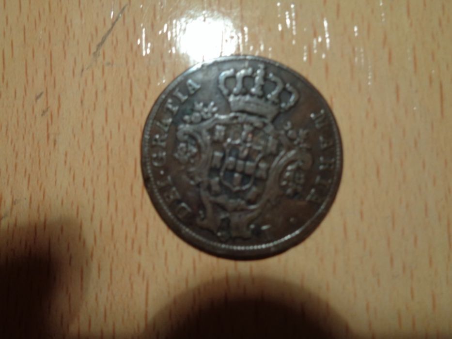 Moeda V reis D. Maria  regens-Híbrida