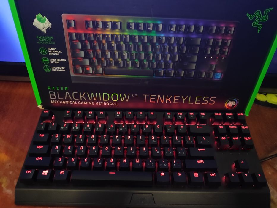 Razer blackwidow v3 tenkeyless Игровая клавиатура