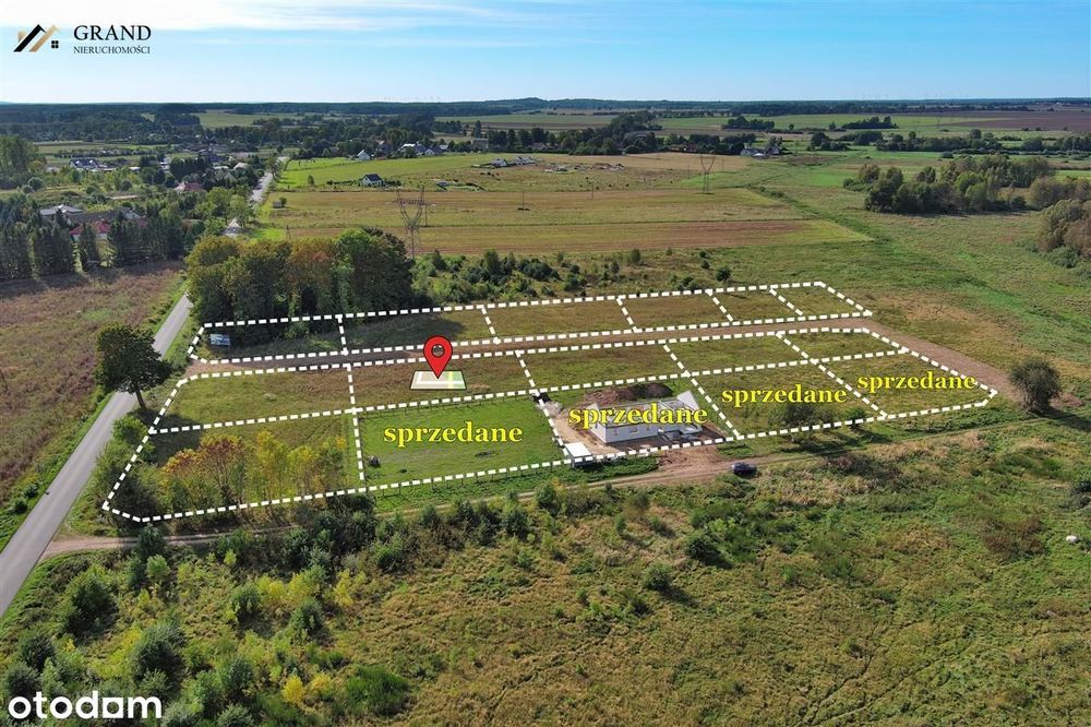 Działka pod budownictwo jednorodzinne- Cewlino.