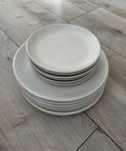 Ceramiczne talerze zastawa 12 sztuk