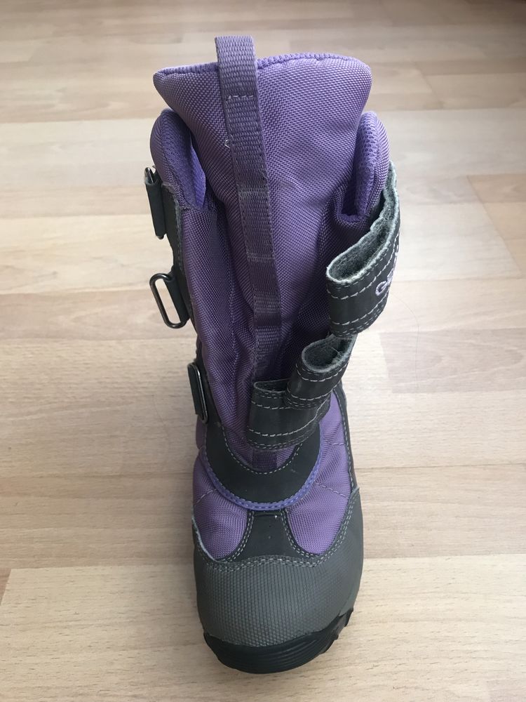 Buty zimowe 34 śniegowce wysokie 3 rzepy Geox