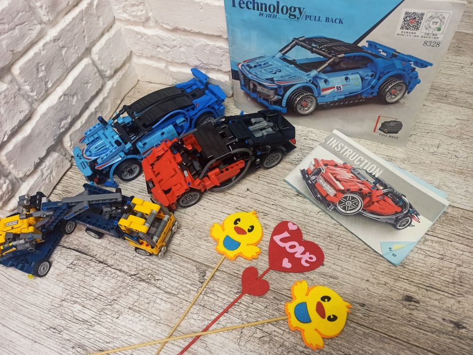 Лего ,lego,машини ,екскаватор,самосвал,набір великий+ солодкий подарун
