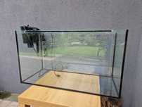 Akwarium 80x35x45 cm 126 l cały zestaw