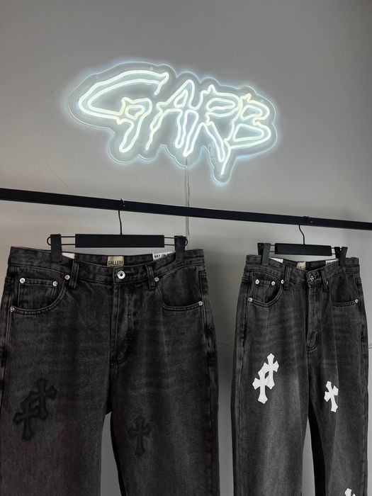 ‼️ЗНИЖКА‼️ Джинси Gallery dept x Chrome hearts