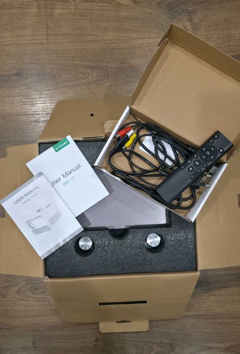 Blitzwolf BW-V7 1080P, projetor android 9.0, 850 ANSI lumen, Foco auto