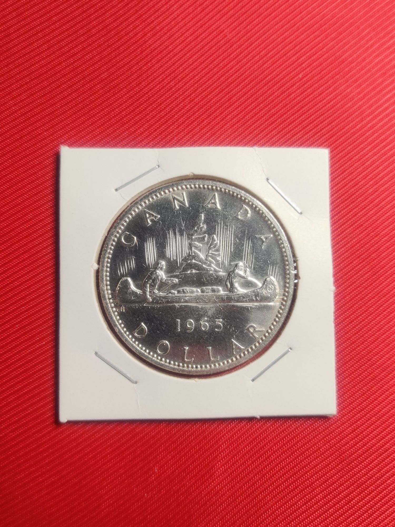 Canada 1 Dollar prata