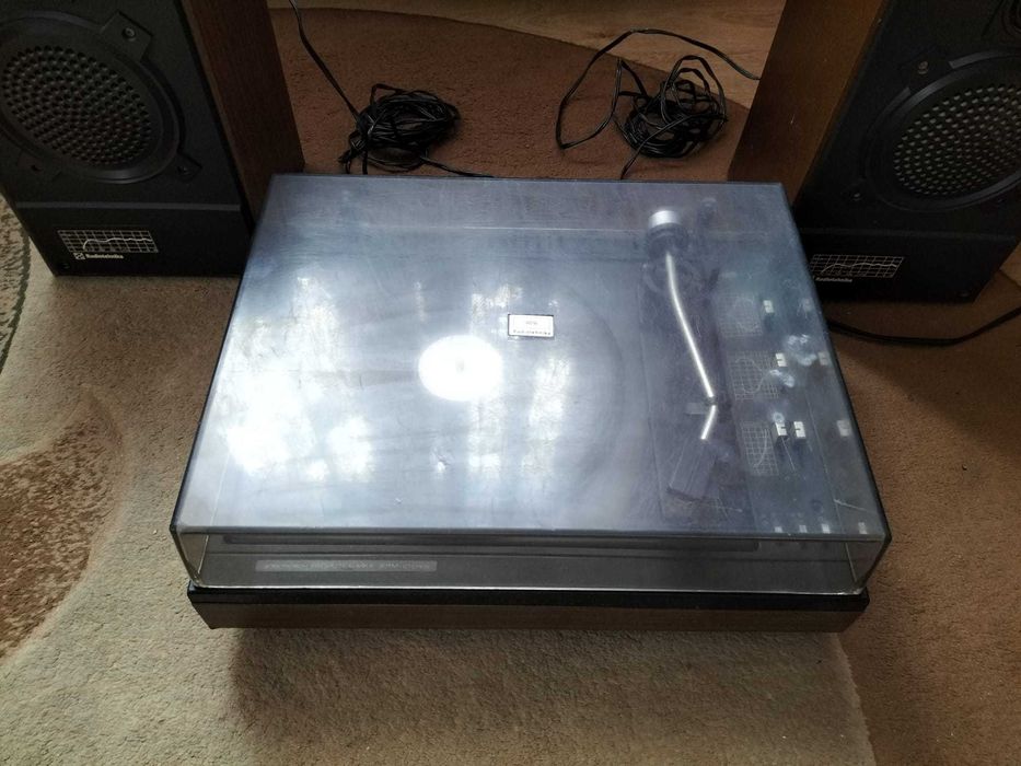 Gramofon radiotehnika 301m w zestawie z głośnikami s-30b z czasów PRL
