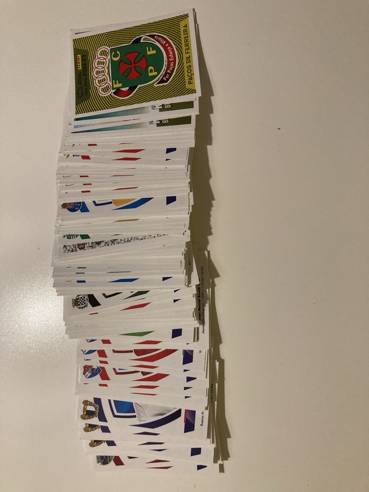 139 cartas da liga Bwin 2022/23 sem qualquer marca completamente novas
