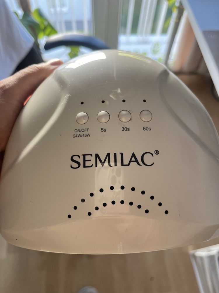 Zestaw do hybryd, lampa semilac, lakiery neonail
