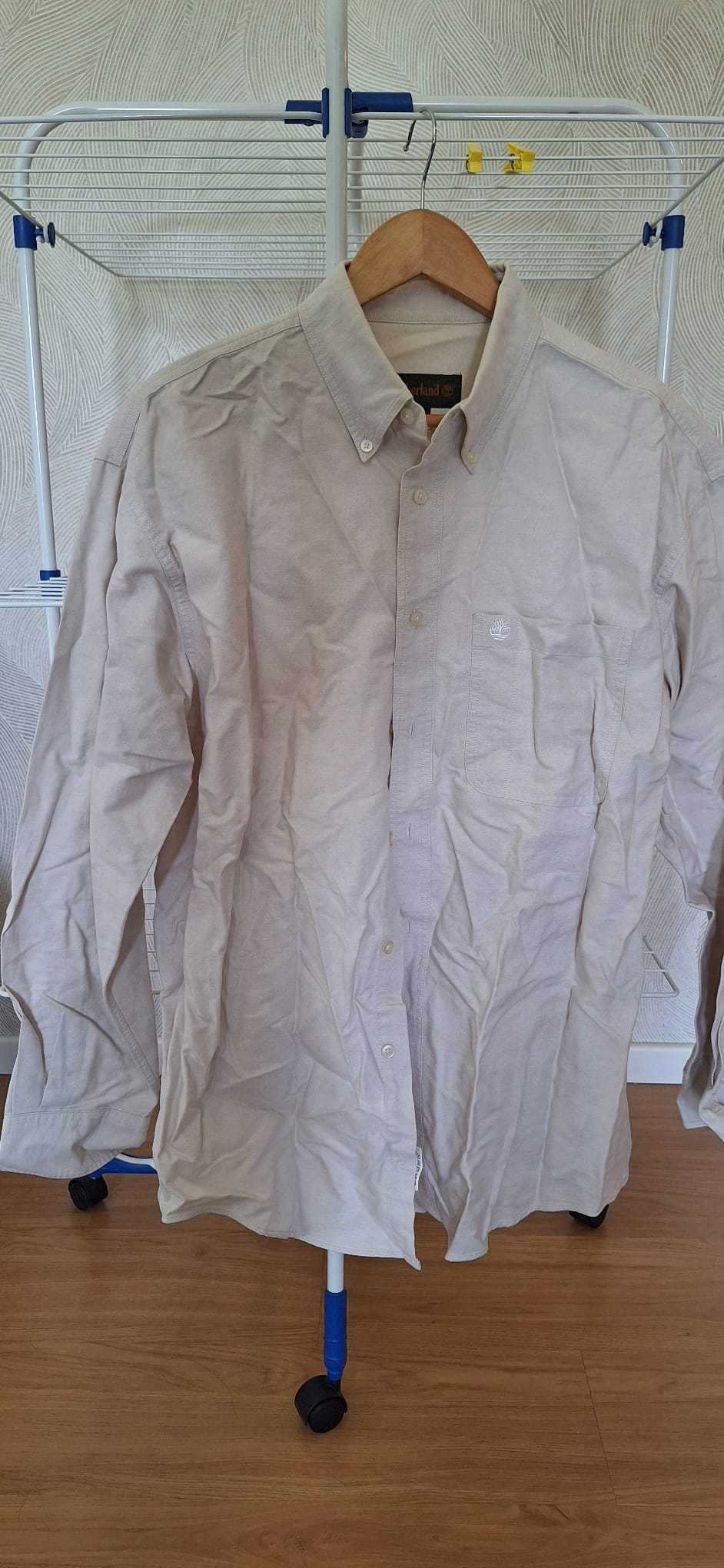 Camisa Timberland - branco bege