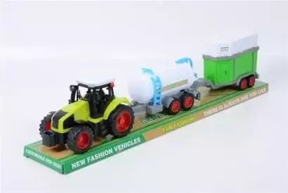 Traktor z maszynami rolniczymi. TOYS Paweł Wojda. Nowy Produkt