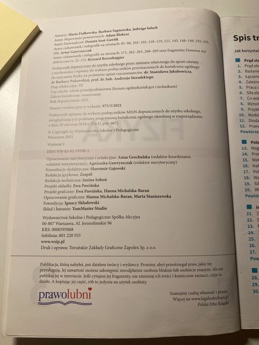 Fizyka zakres rozszerzony klasa 3 WSiP