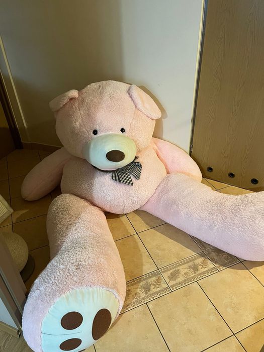 Duży różowy miś XXL