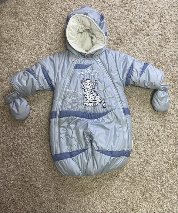 Зимовий конверт-комбінезон 2в1