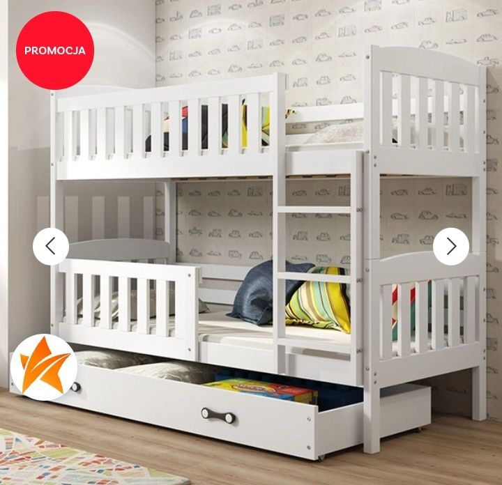 Łóżko piętrowe 3 osobowe