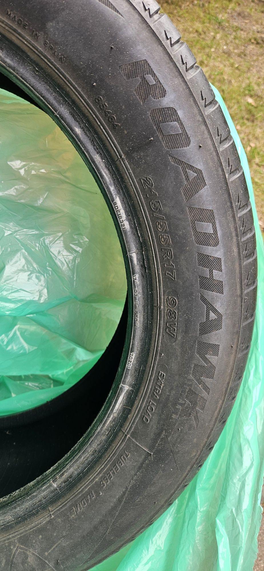 Opony letnie 215/55 r17  2x Firestone 2x Fulda