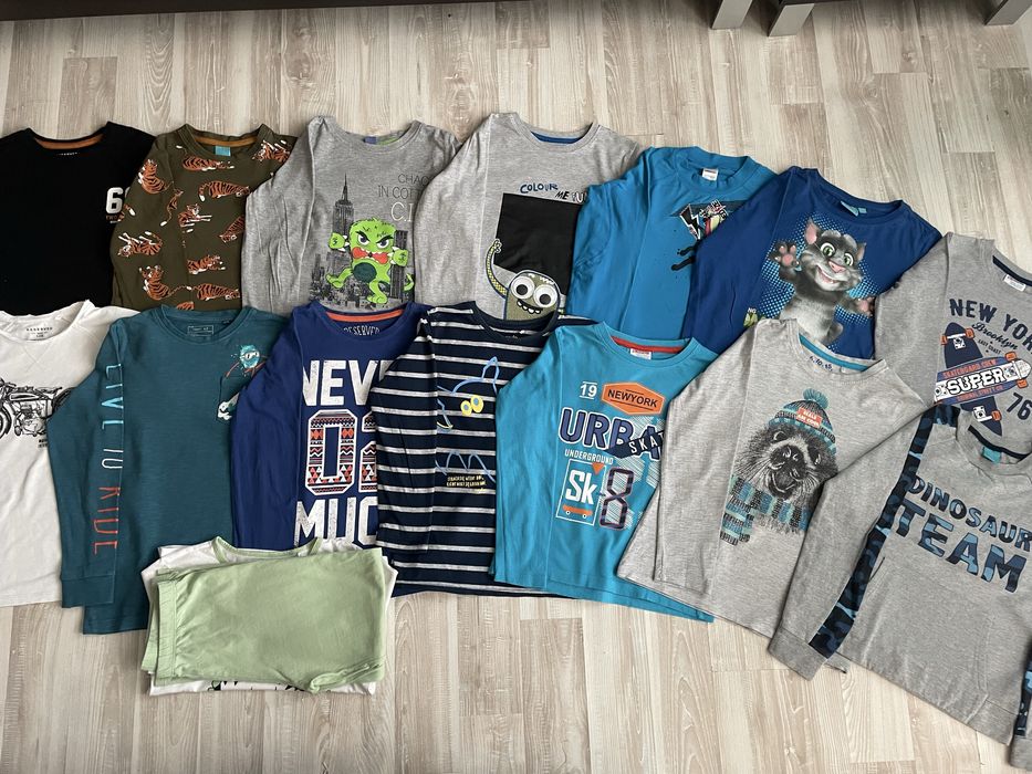 Paka dla chłopaka / bluzki/ blizeczki / bluzy rozmiar 122-128