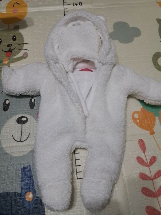 Продам зимовий комбінезон тедді з шапкою на теплій підкладці