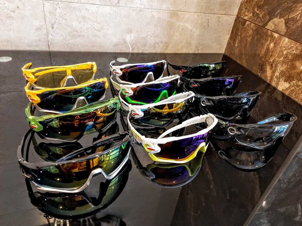 Очки спортивные Oakley Jawbreaker, для вело, бега, волейбол, серф