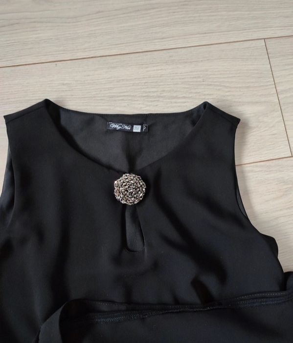 Elegancka sukienka wieczorowa koktajlowa mała czarna Why not rozm 36 S