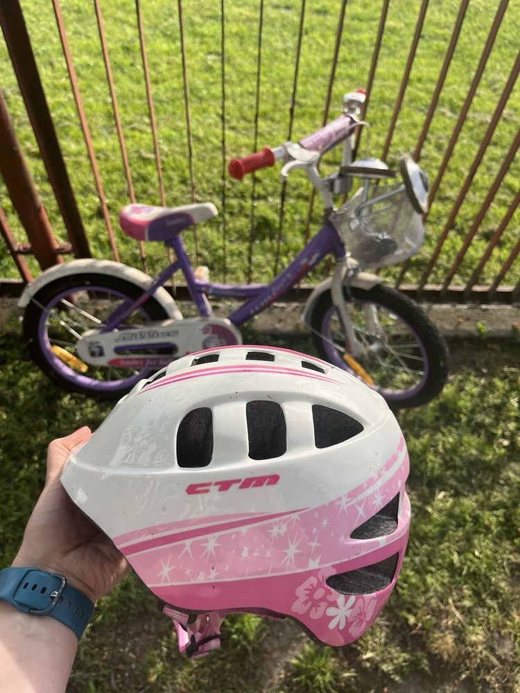 Kask rowerowy dla dziewczynki